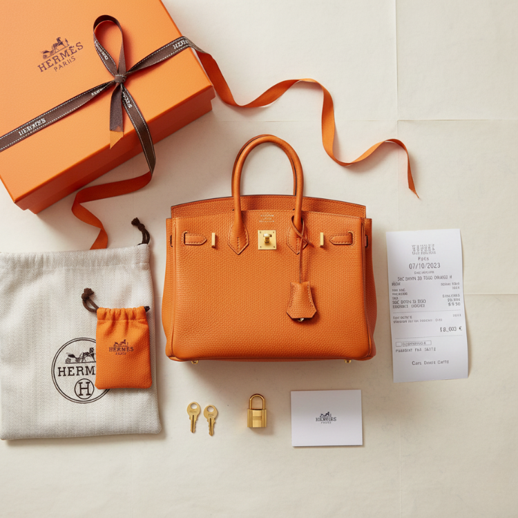 Hermès Bag Full Set Affects the Price